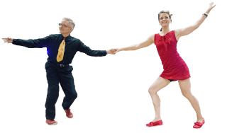 Martin and Tash Swing Shift's Lindy Hop dance teachers 320